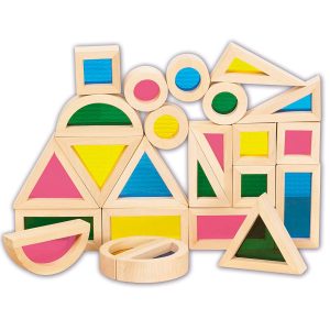 Set de 24 bloques sensoriales de madera