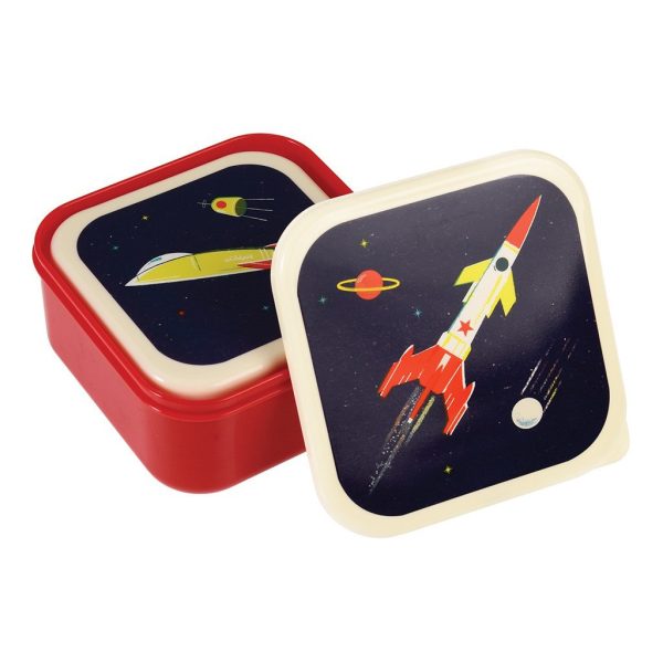 Set de 3 fiambreras Space Age