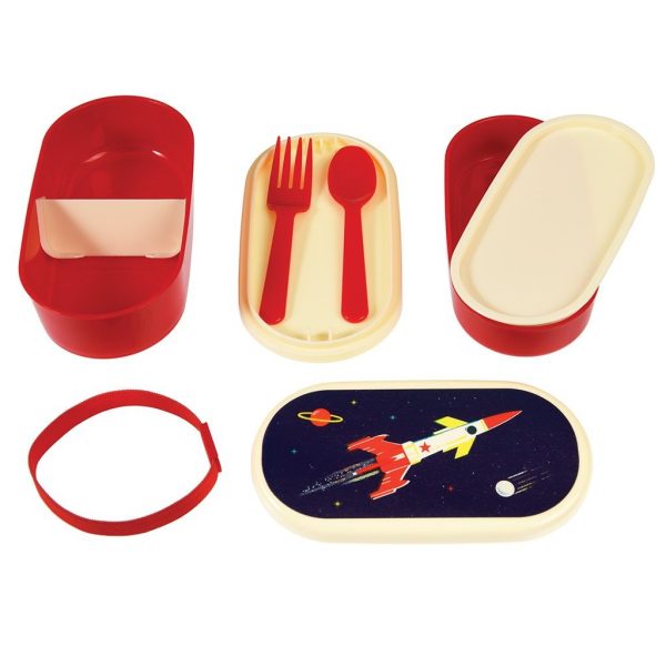 Fiambrera tipo bento Space Age