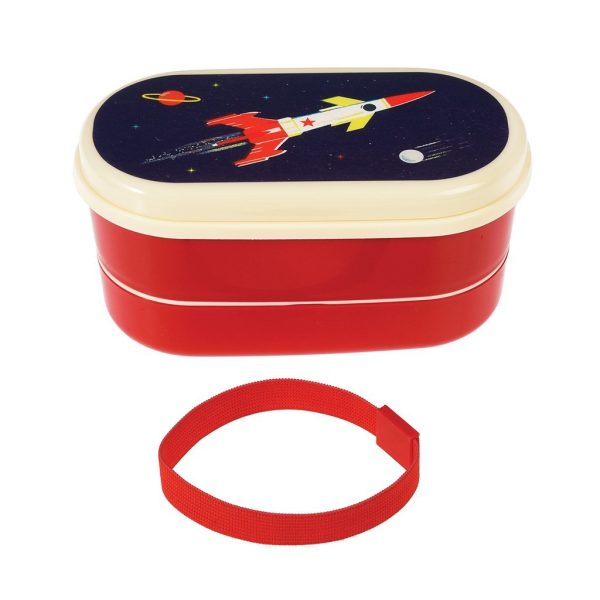 Fiambrera tipo bento Space Age