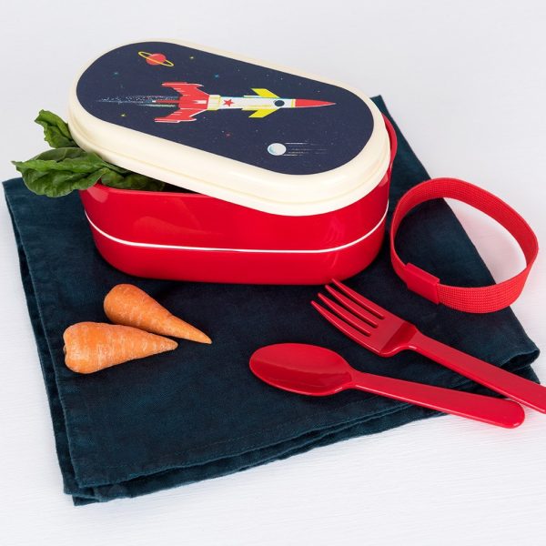 Fiambrera tipo bento Space Age