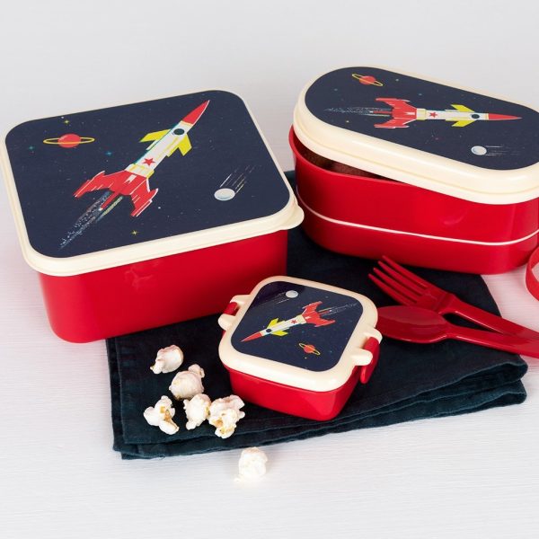 Fiambrera tipo bento Space Age