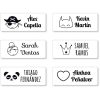 Sello personalizado para marcar ropa o papel