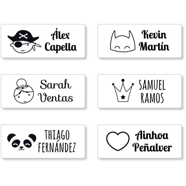Sello personalizado para marcar ropa o papel