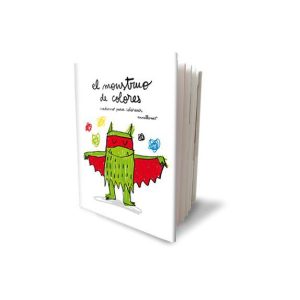 El Monstruo de Colores cuaderno para colorear de Anna Llenas