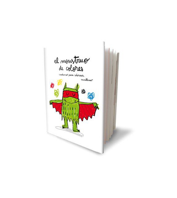El Monstruo de Colores cuaderno para colorear de Anna Llenas