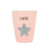 Vaso personalizado estrella rosa