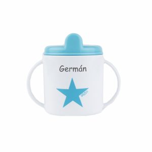 Taza personalizada estrella azul