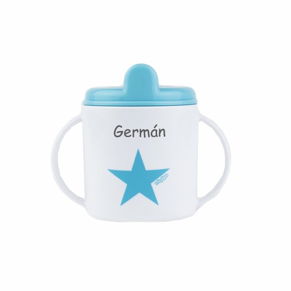 Taza personalizada estrella azul