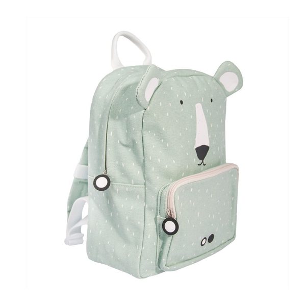 Mochila Trixie oso polar personalizable