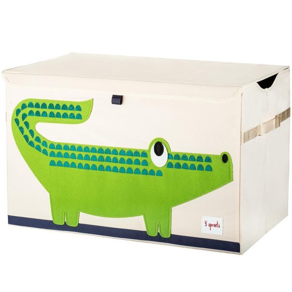 Arcón guarda juguetes cocodrilo 3Sprouts