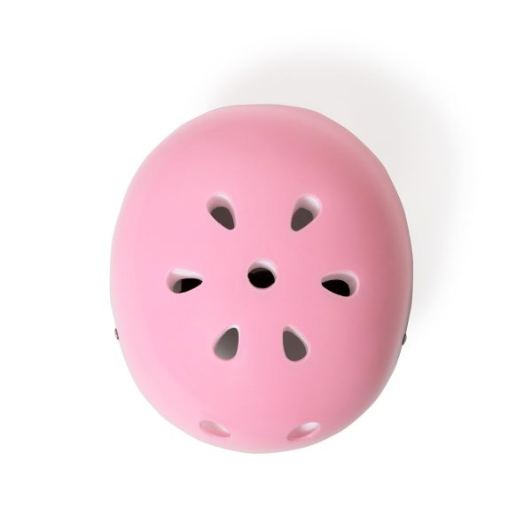 Casco para bicicletas o patinetes rosa