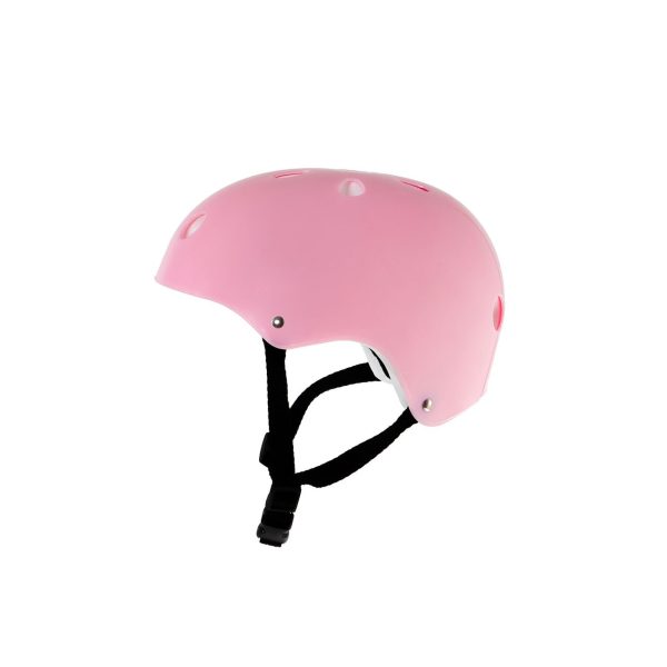 Casco para bicicletas o patinetes rosa