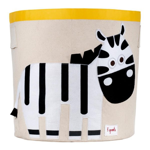 Cesta para guardar juguetes zebra 3Sprouts