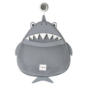 Colgador para accesorios y juguetes de baño tiburón 3Sprouts