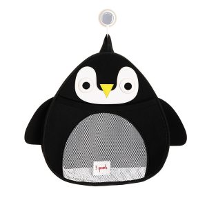Colgador para accesorios y juguetes de baño pingüino 3Sprouts