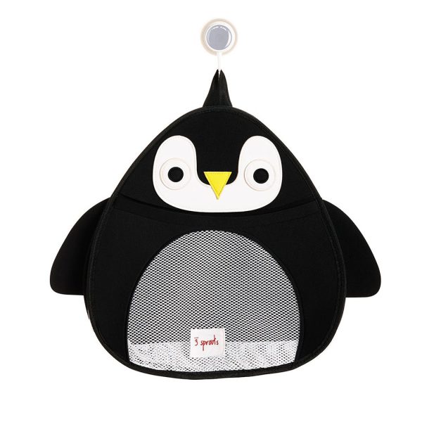 Colgador para accesorios y juguetes de baño pingüino 3Sprouts