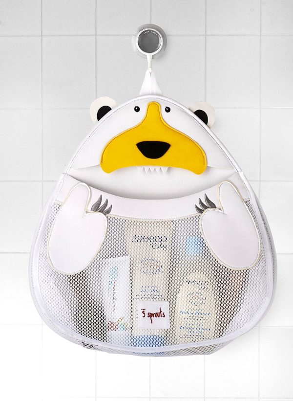 Colgador para accesorios y juguetes de baño oso polar 3Sprouts