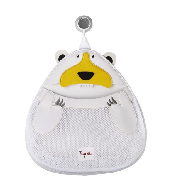 Colgador para accesorios y juguetes de baño oso polar 3Sprouts