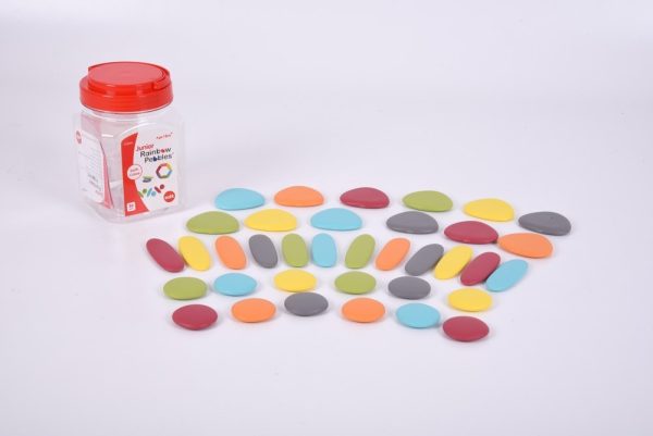 Set de 36 piedras de colores tierra