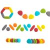 Set de 36 piedras de colores tierra