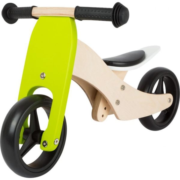 Triciclo de madera transformable en bici