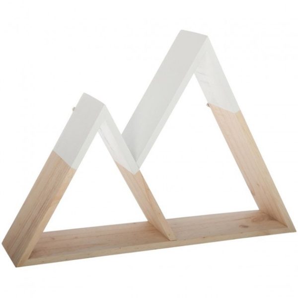 Estanteria doble tipi picos blancos