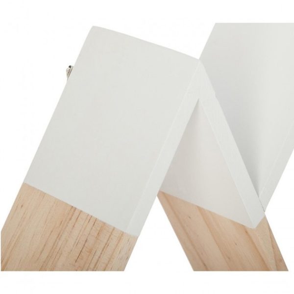 Estanteria doble tipi picos blancos