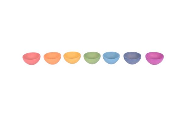 Set de 7 cuencos multicolores