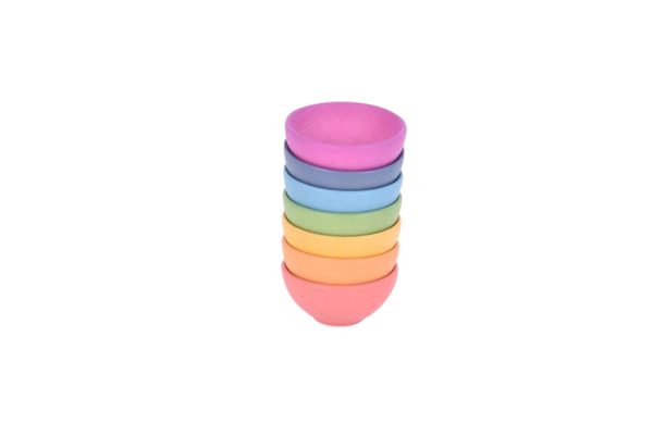 Set de 7 cuencos multicolores