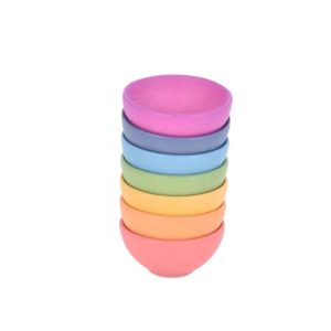 Set de 7 cuencos multicolores