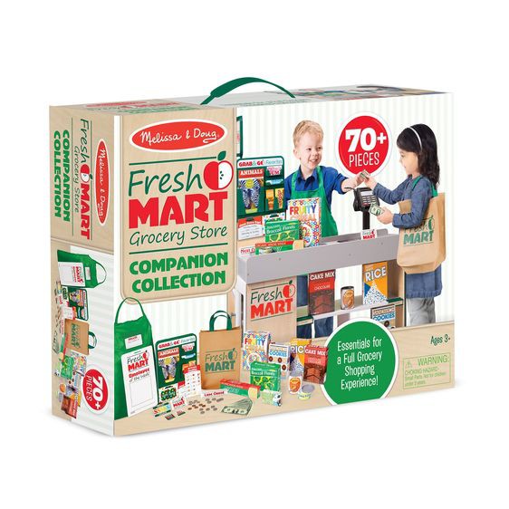 Pack de 70 accesorios para supermercado fresh mart