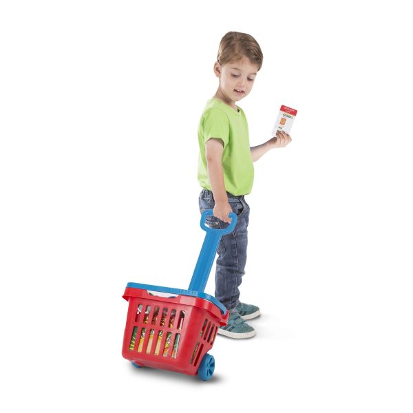 Cesta de la compra con complementos