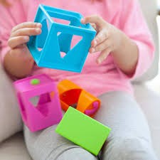 Cubos encajables smarty cubes 1 2 3 de Fat Brain