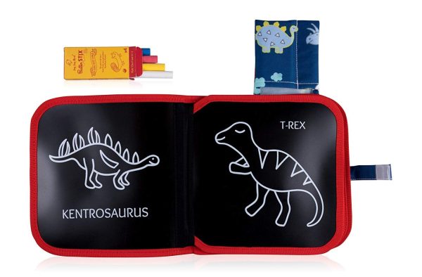 Libro pizarra dinosaurio