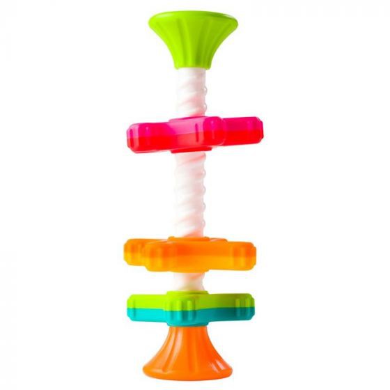 Juguete de enroscar y apilar mini spinny de Fat Brain