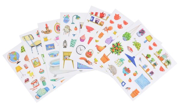 Cuaderno para colorear con pegatinas La Gran Familia