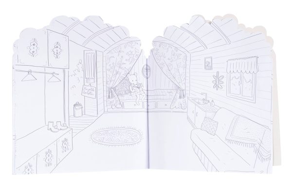 Cuaderno para colorear con pegatinas La Gran Familia