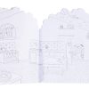 Cuaderno para colorear con pegatinas La Gran Familia