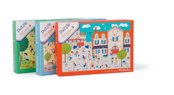Puzzle 150 piezas en el recreo