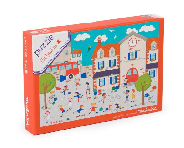 Puzzle 150 piezas en el recreo