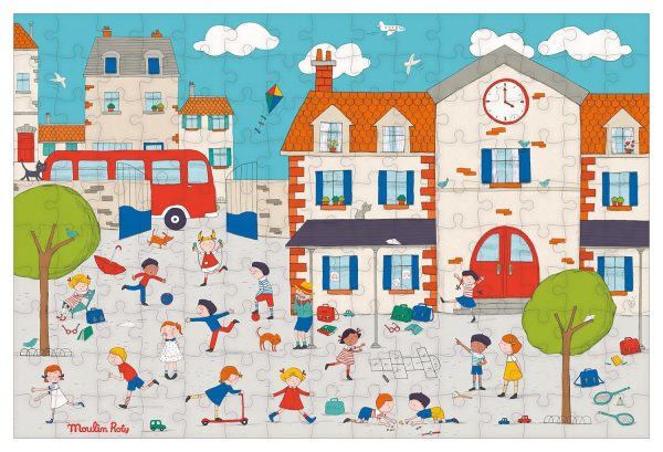 Puzzle 150 piezas en el recreo
