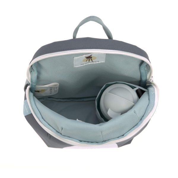 Mochila personalizable para guardería animales mapache Lassig