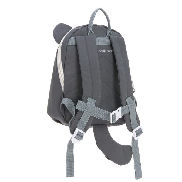 Mochila personalizable para guardería animales mapache Lassig