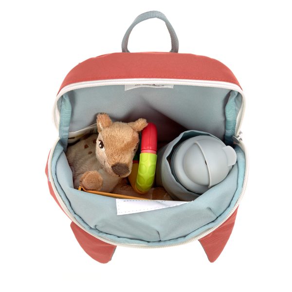Mochila personalizable para guardería animales zorro Lassig