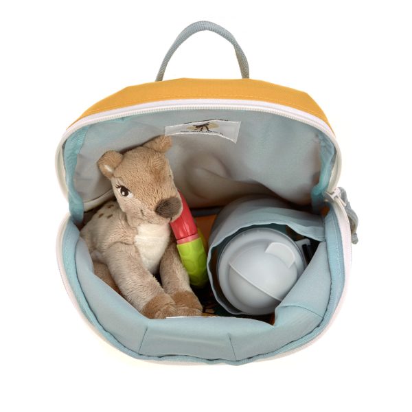 Mochila personalizable para guardería animales león Lassig