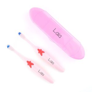 Pack 2 cepillos de dientes infantil personalizado