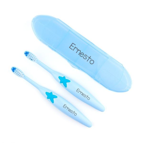 Pack 2 cepillos de dientes infantil personalizado