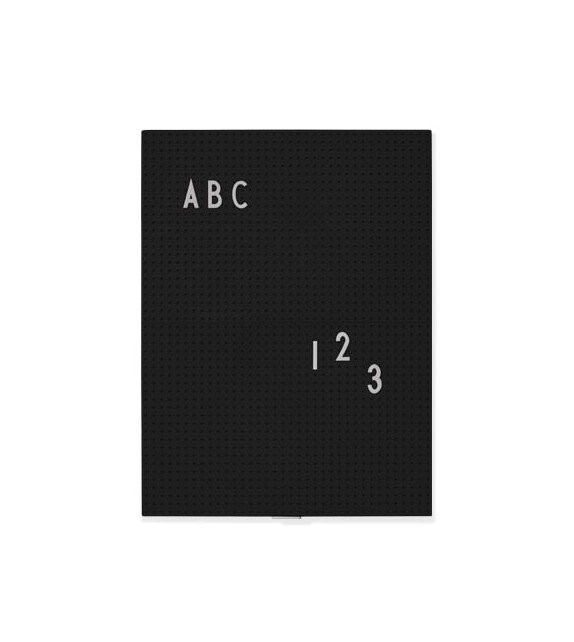Message board A4 gris: Design Letters