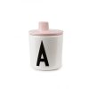Tapa con boquilla rosa Design Letters